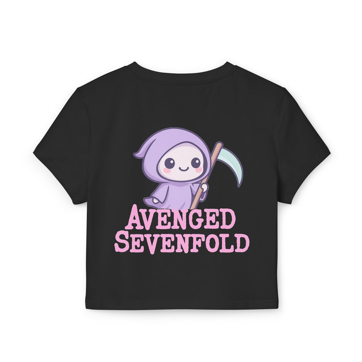 A7X - Cute Death Skull - Baby Tee Mujer
