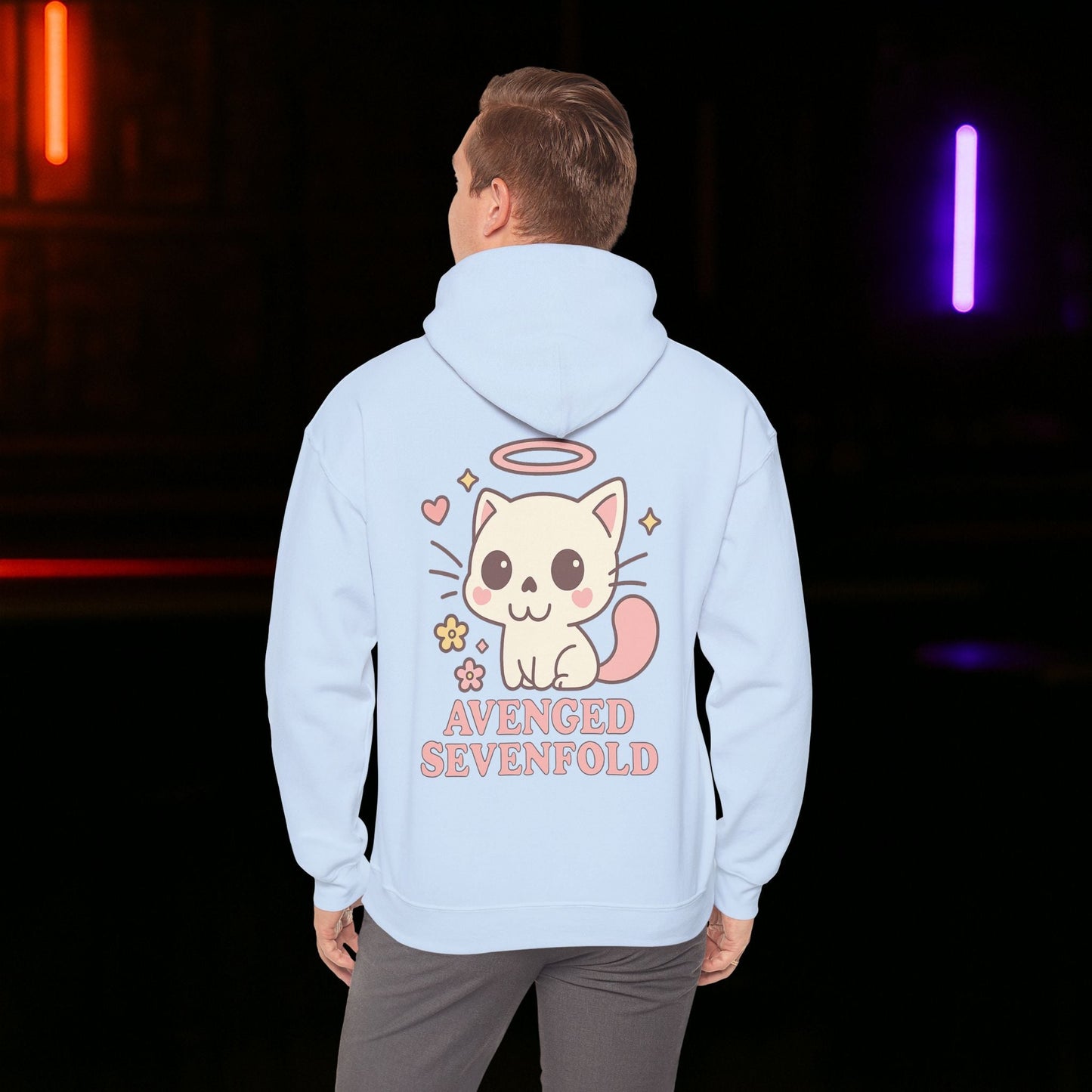 A7X - Cute Cat Graphic Hoodie - Unisex - STRIINGS