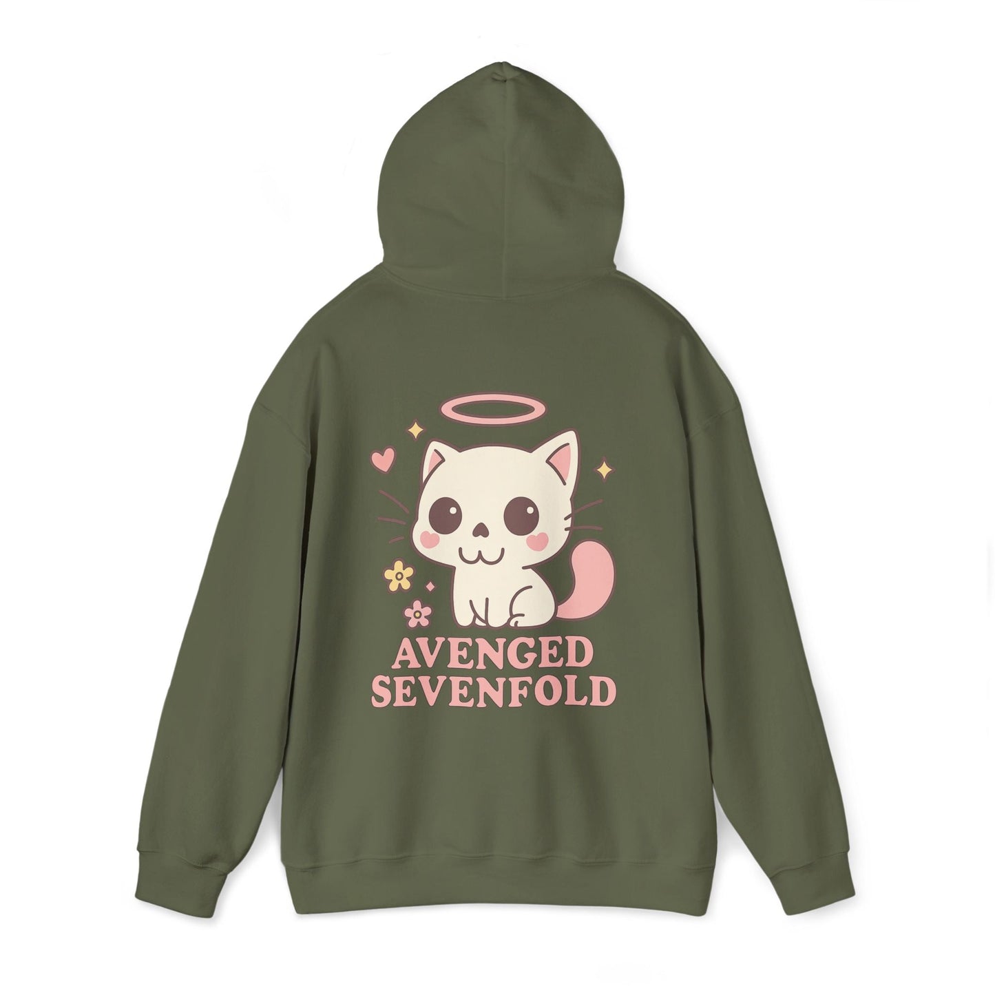 A7X - Cute Cat Graphic Hoodie - Unisex - STRIINGS