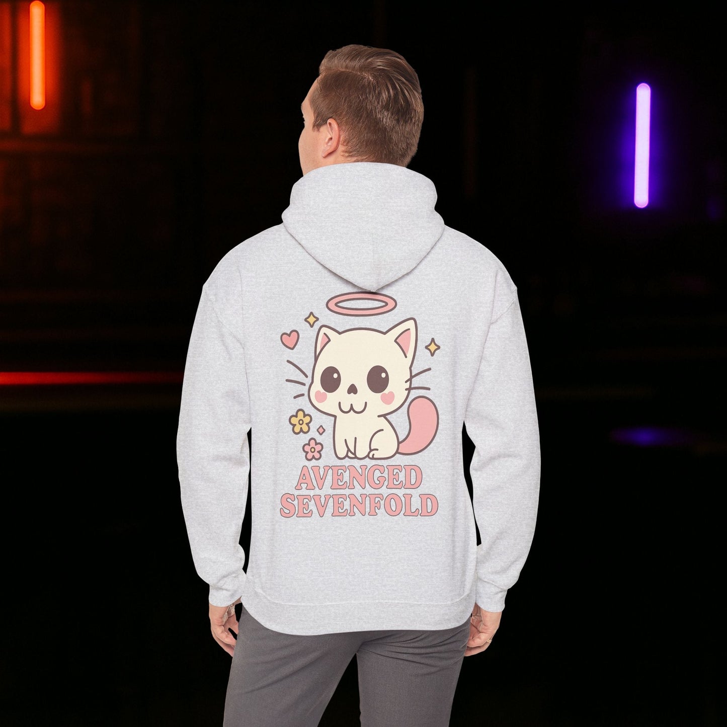 A7X - Cute Cat Graphic Hoodie - Unisex - STRIINGS
