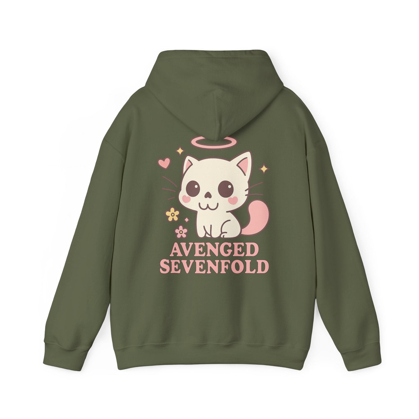 A7X - Cute Cat Graphic Hoodie - Unisex - STRIINGS