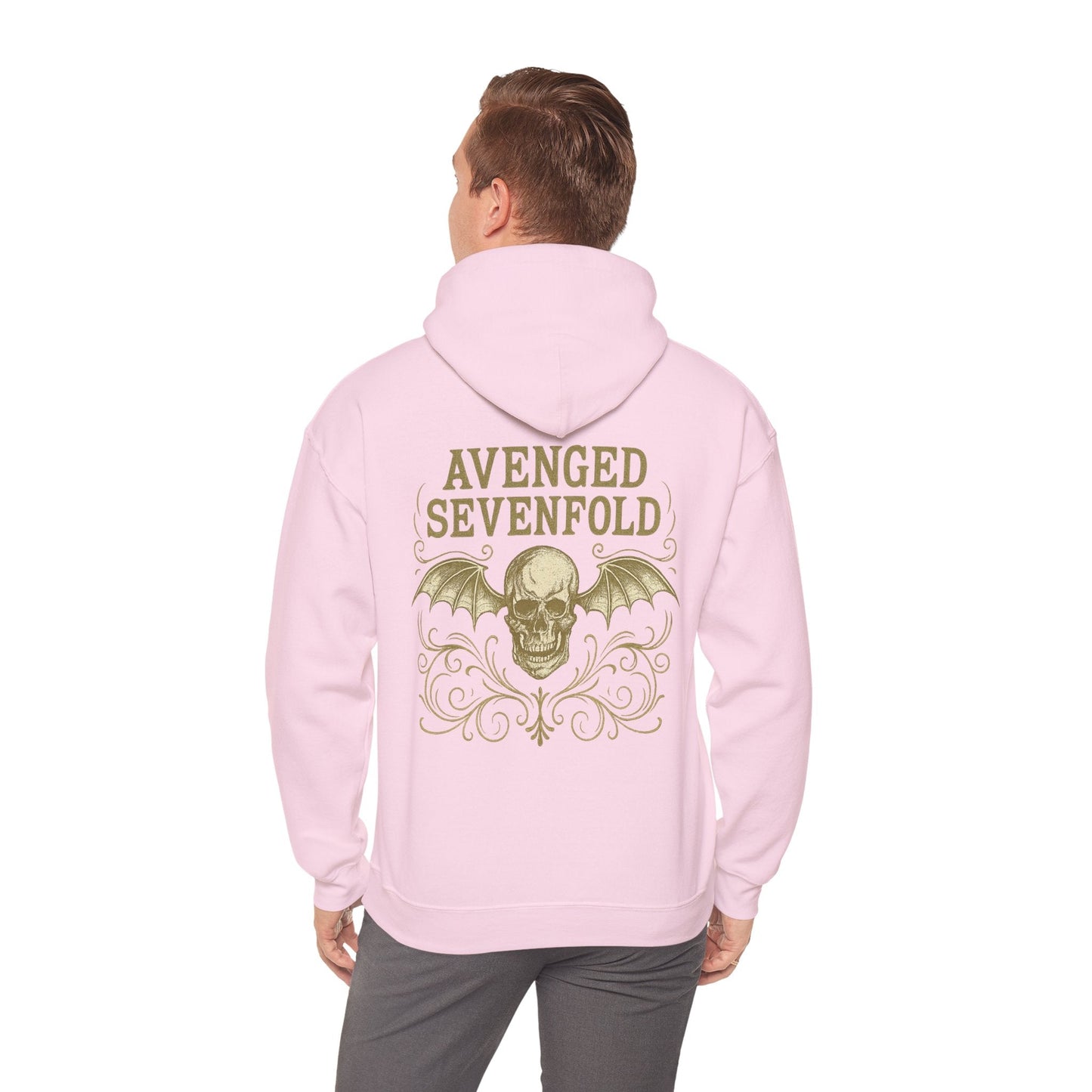 Hoodie Unisex Avenged Sevenfold Skull Gold - STRIINGS