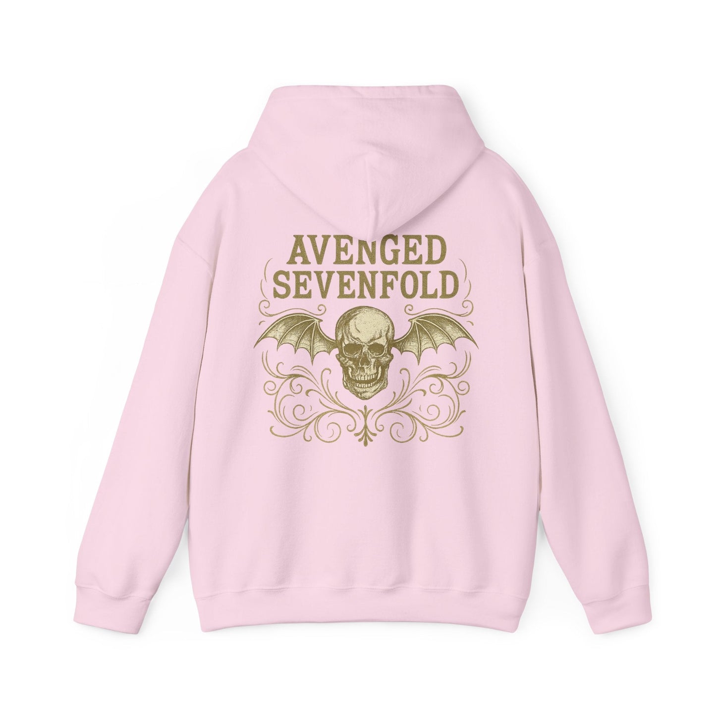 Hoodie Unisex Avenged Sevenfold Skull Gold - STRIINGS