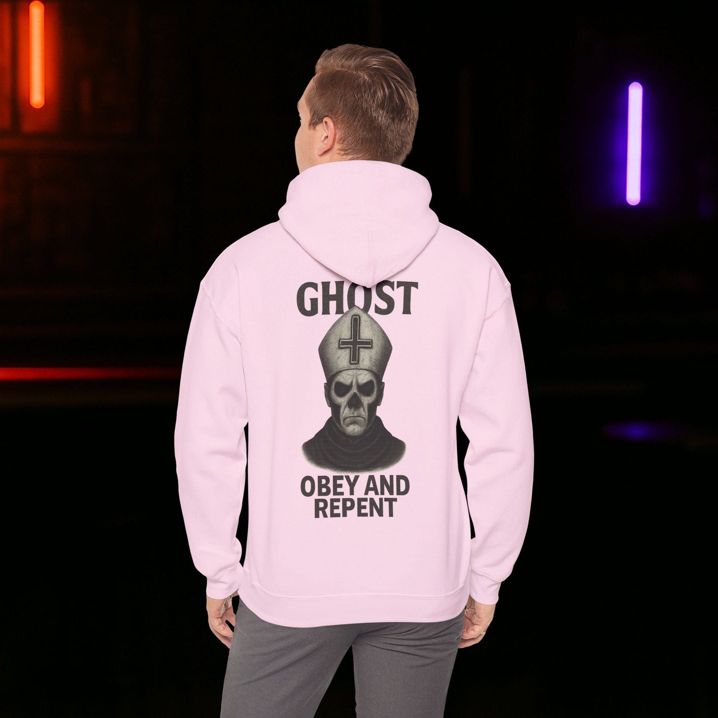 Obey and Repent Unisex Hoodie Ghost - STRIINGS