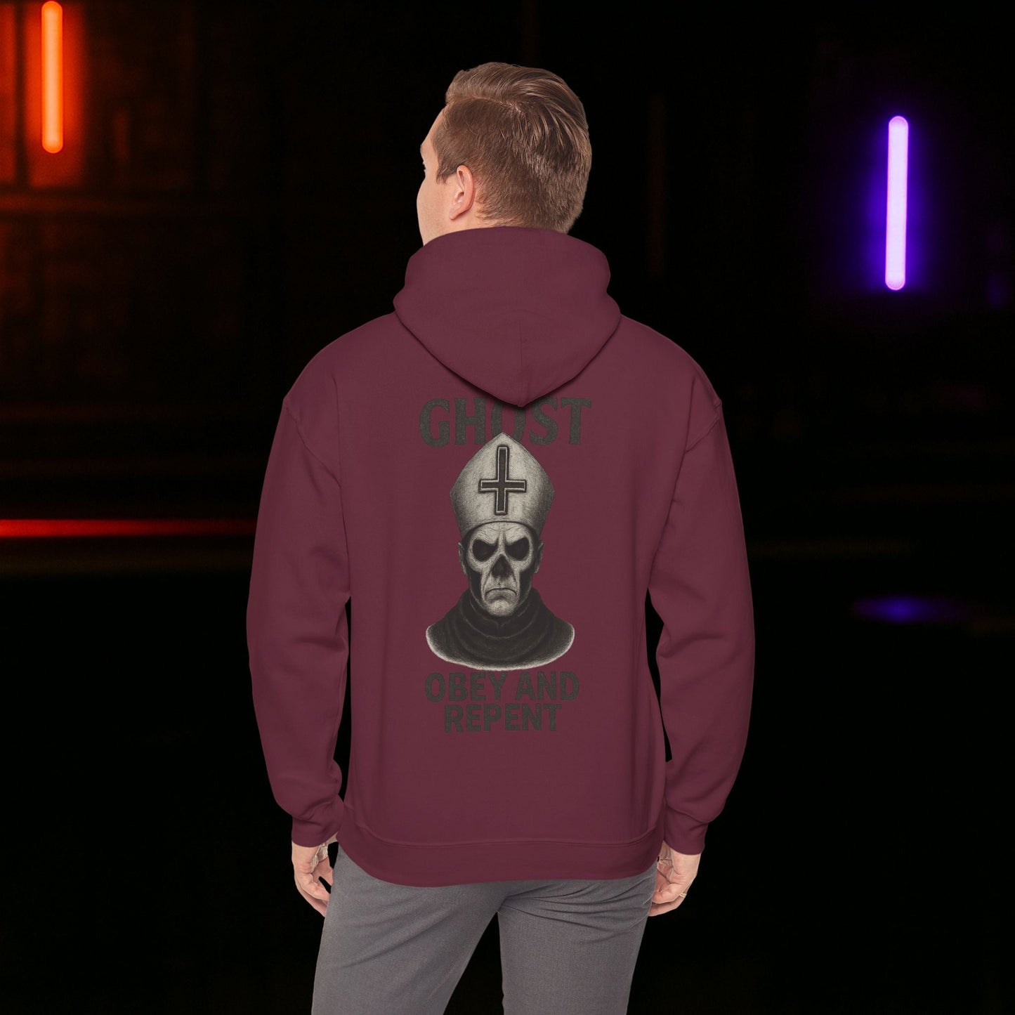 Obey and Repent Unisex Hoodie Ghost - STRIINGS