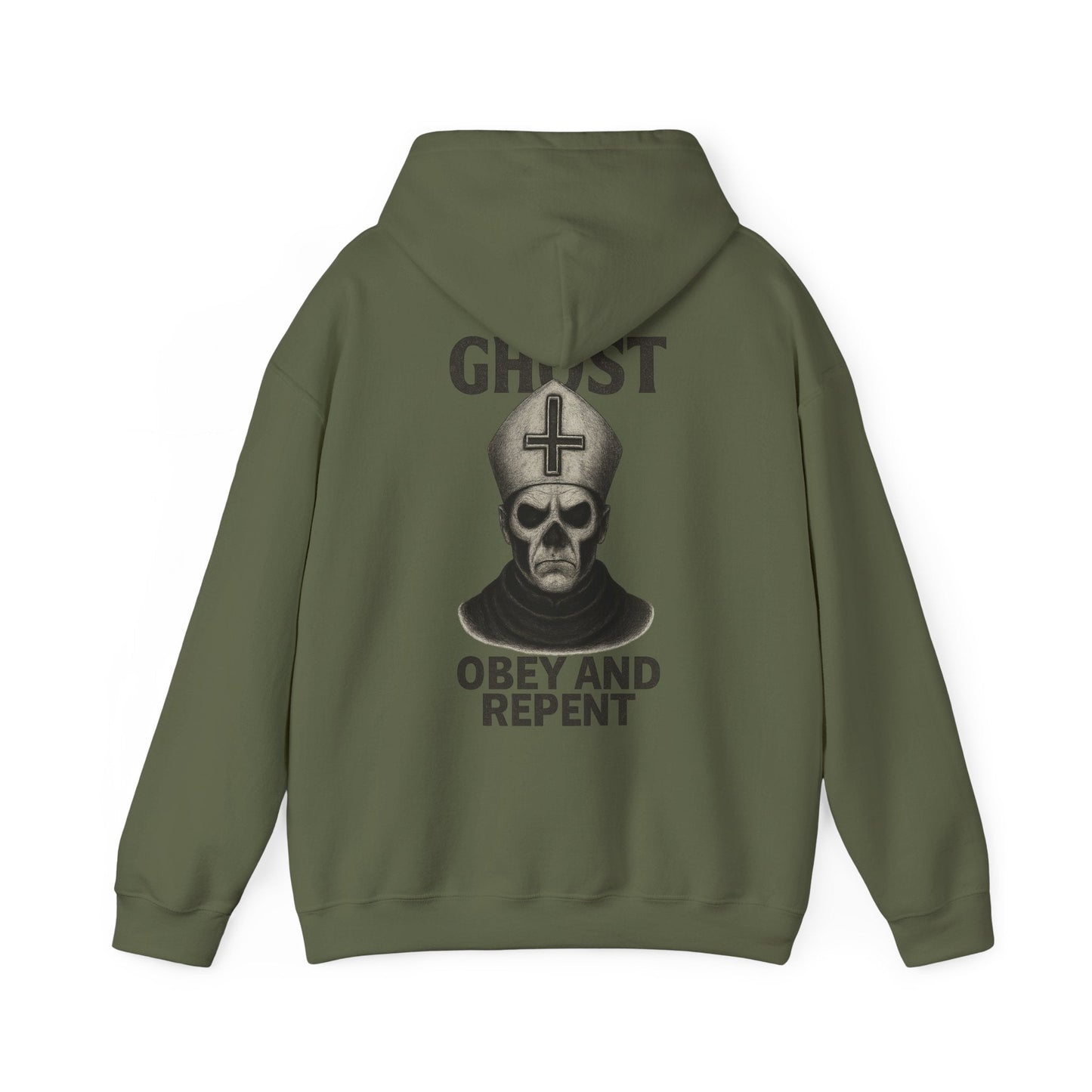 Obey and Repent Unisex Hoodie Ghost - STRIINGS