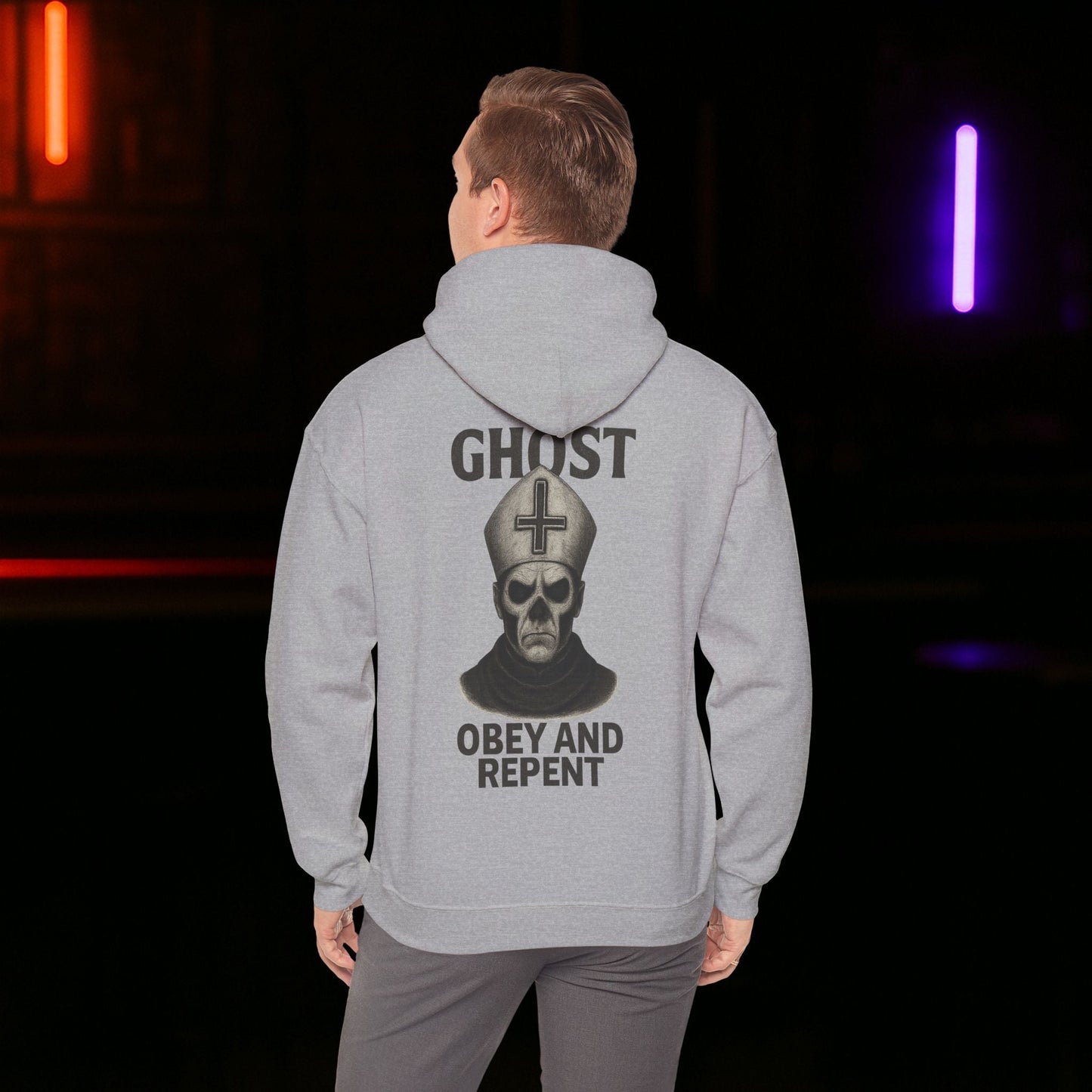 Obey and Repent Unisex Hoodie Ghost - STRIINGS