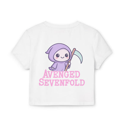 A7X - Cute Death Skull - Baby Tee Mujer