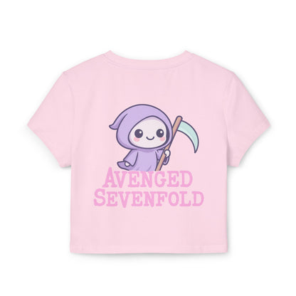 A7X - Cute Death Skull - Baby Tee Mujer