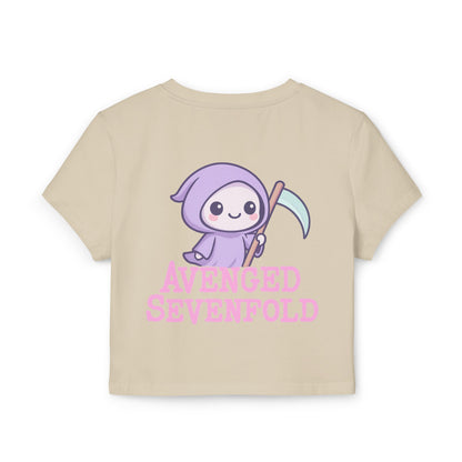 A7X - Cute Death Skull - Baby Tee Mujer