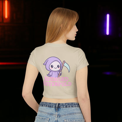 A7X - Cute Death Skull - Baby Tee Mujer