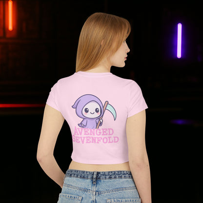 A7X - Cute Death Skull - Baby Tee Mujer
