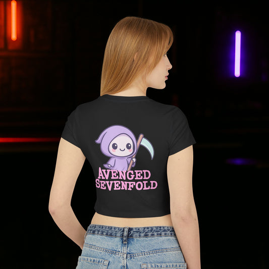 A7X - Cute Death Skull - Baby Tee Mujer