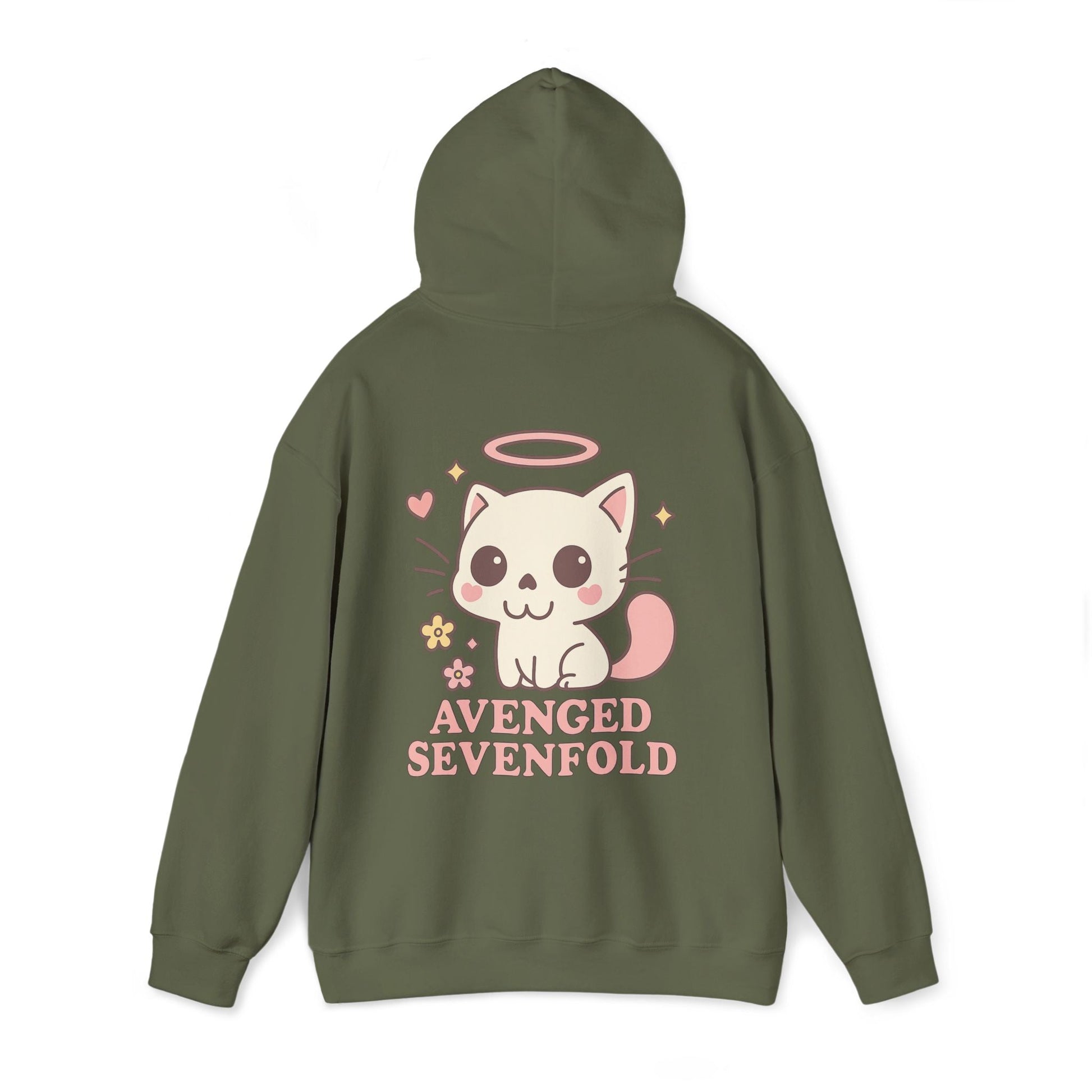 A7X - Cute Cat Graphic Hoodie - Unisex - STRIINGS