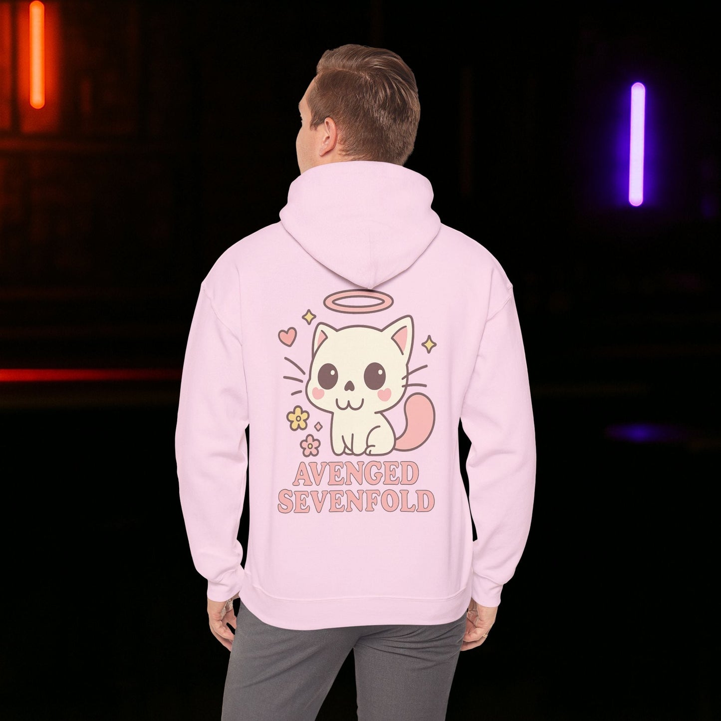 A7X - Cute Cat Graphic Hoodie - Unisex - STRIINGS