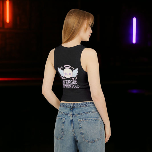 A7X Cute Skull - Mujer Playera Sin Mangas - STRIINGS