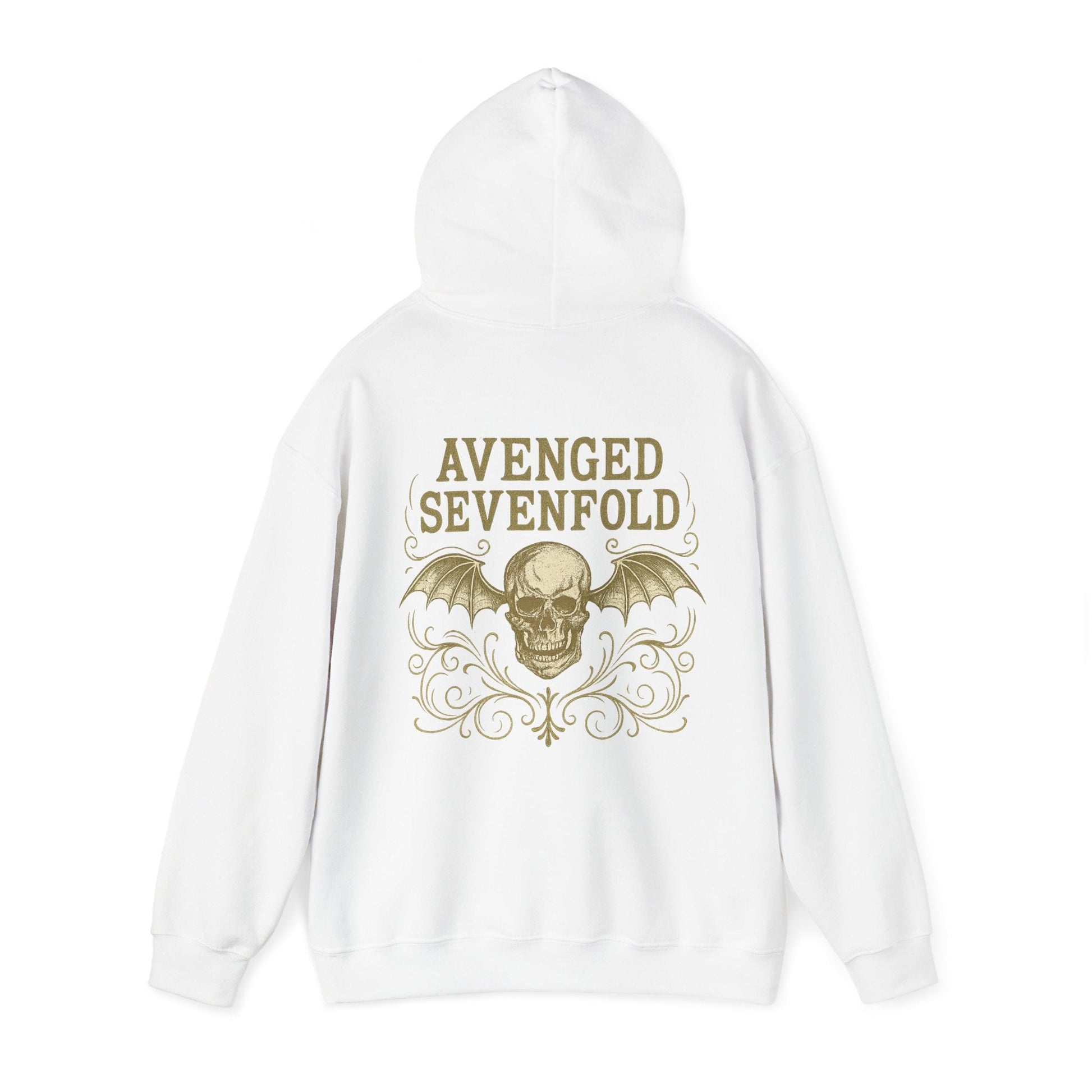Hoodie Unisex Avenged Sevenfold Skull Gold - STRIINGS