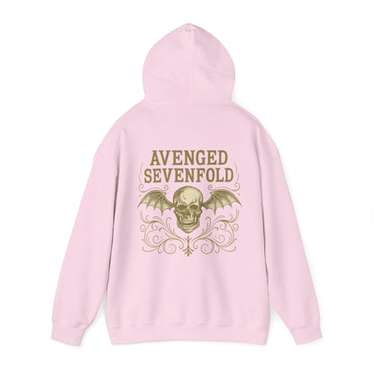 Hoodie Unisex Avenged Sevenfold Skull Gold - STRIINGS