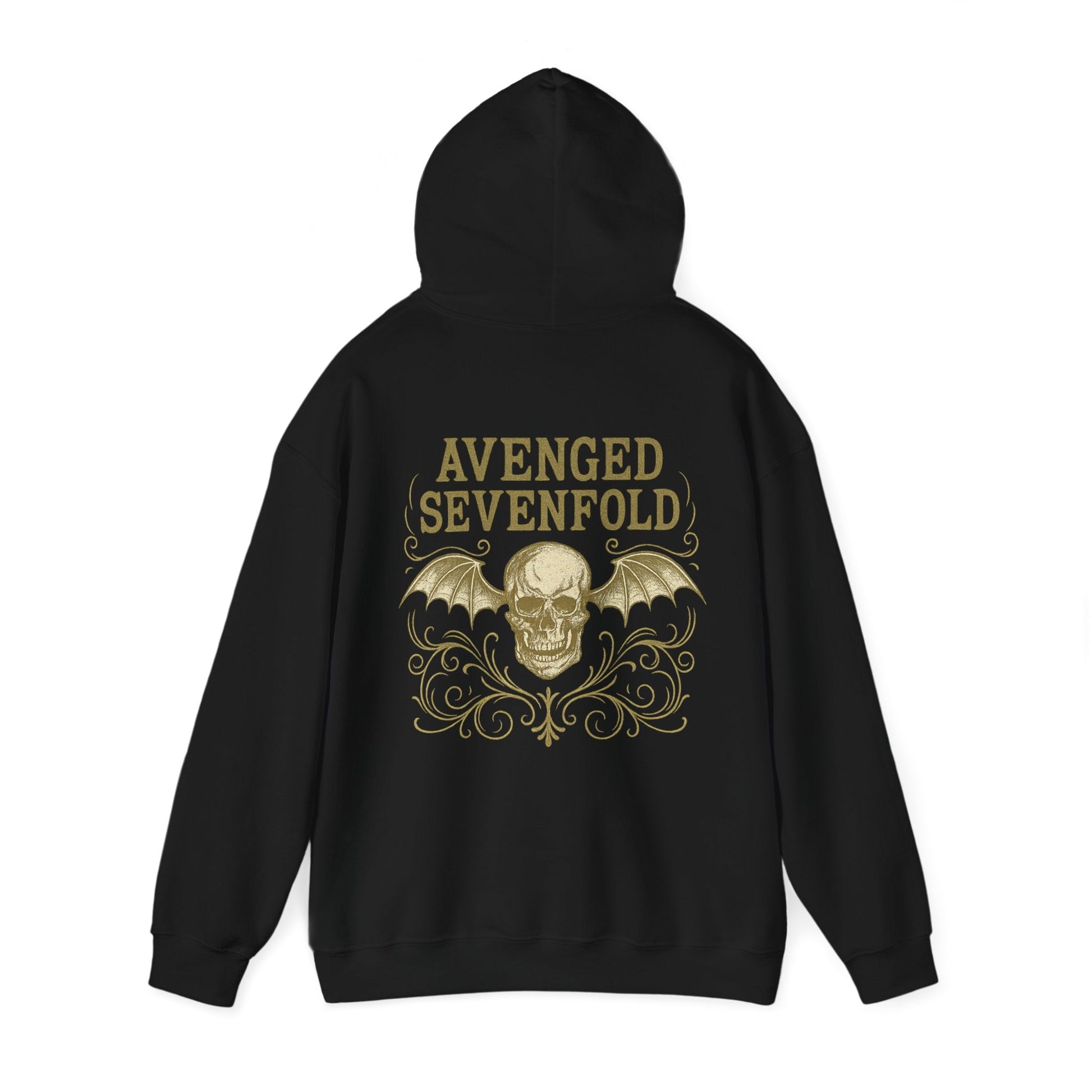Hoodie Unisex Avenged Sevenfold Skull Gold - STRIINGS
