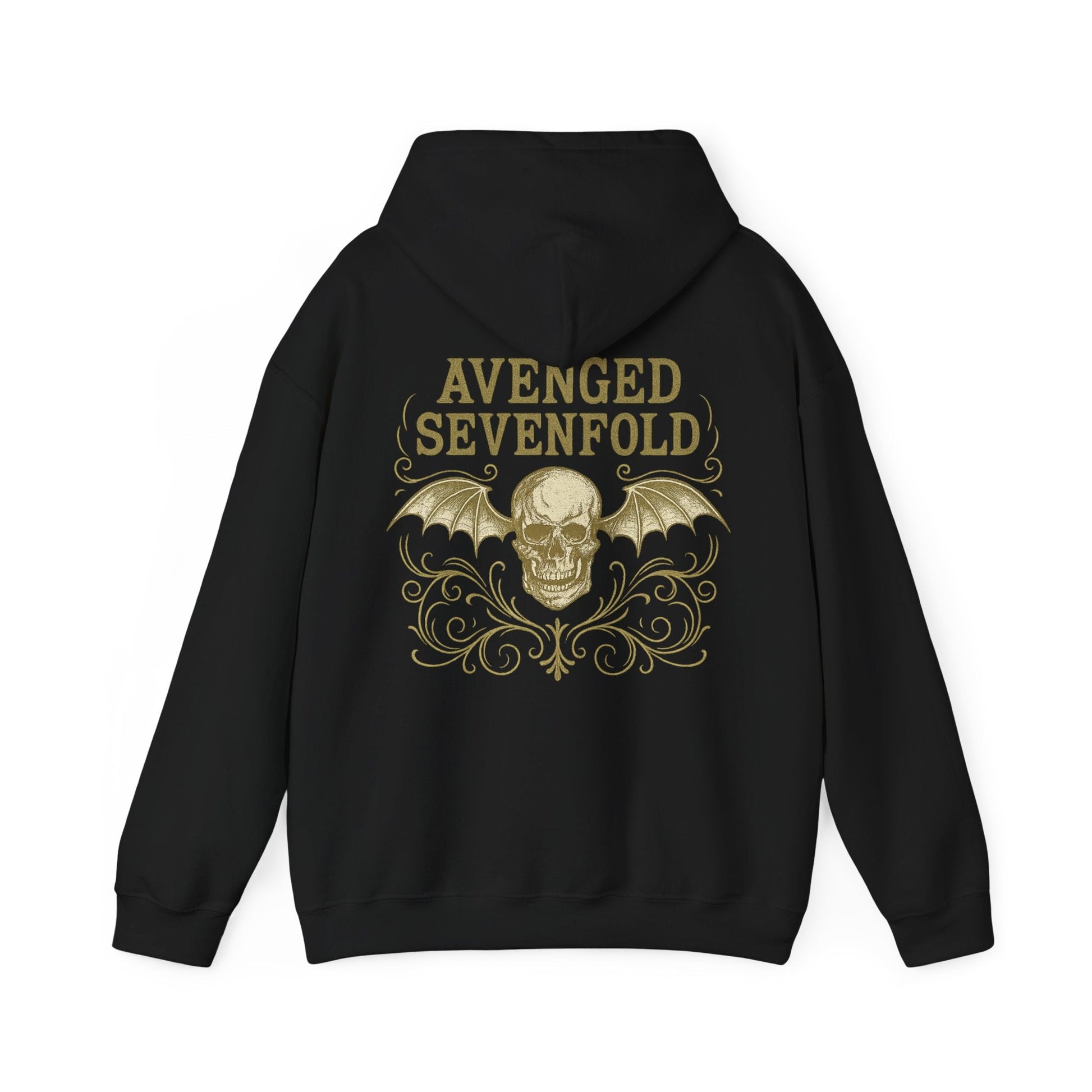 Hoodie Unisex Avenged Sevenfold Skull Gold - STRIINGS