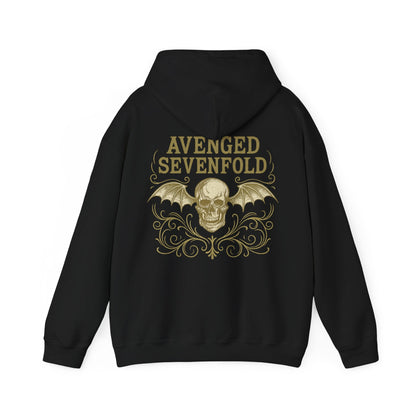 Hoodie Unisex Avenged Sevenfold Skull Gold - STRIINGS