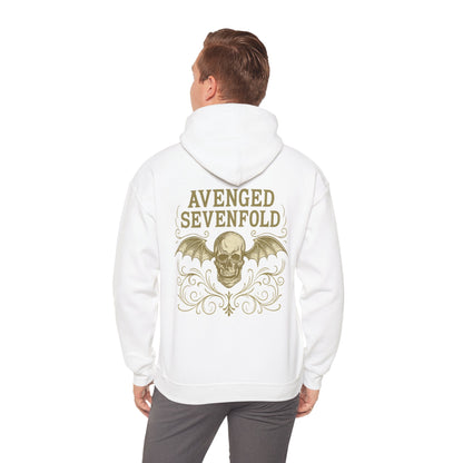 Hoodie Unisex Avenged Sevenfold Skull Gold - STRIINGS