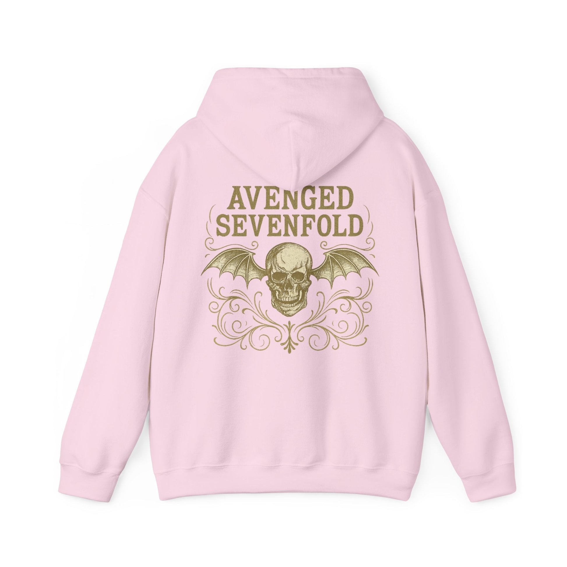 Hoodie Unisex Avenged Sevenfold Skull Gold - STRIINGS