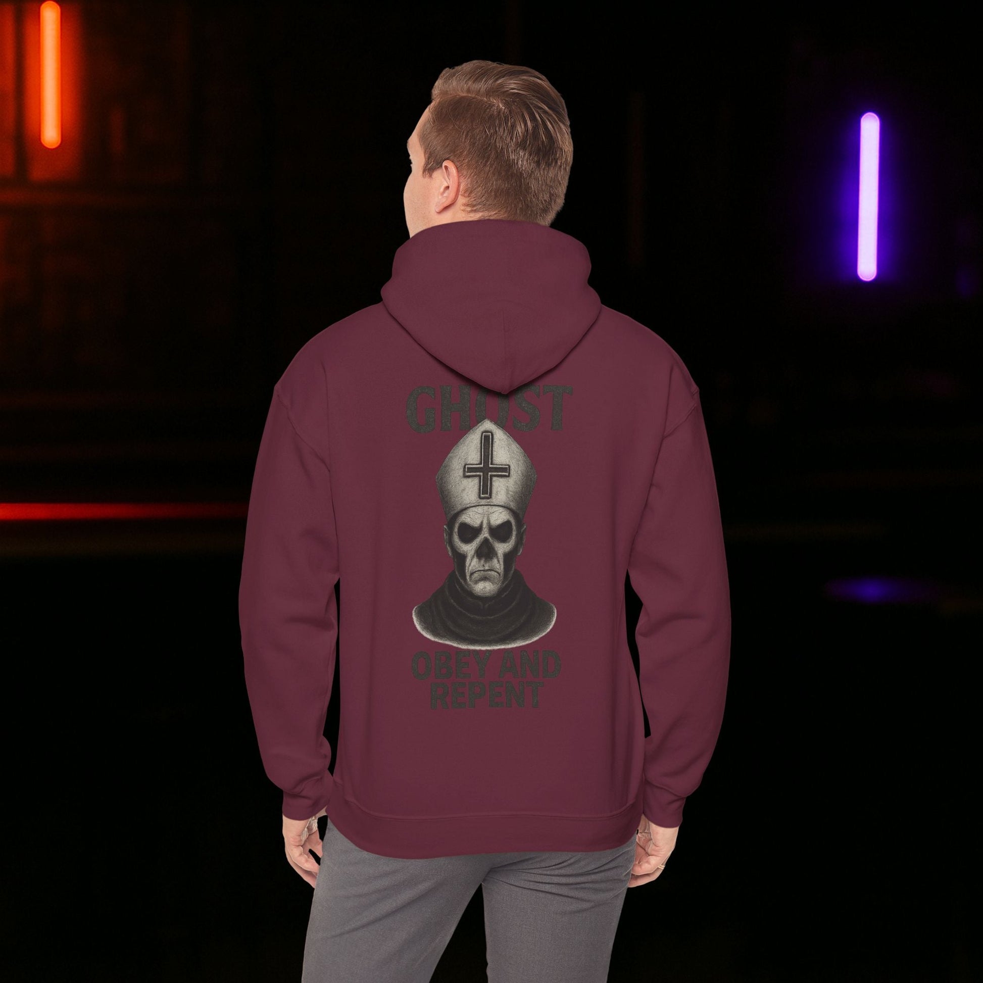 Obey and Repent Unisex Hoodie Ghost - STRIINGS